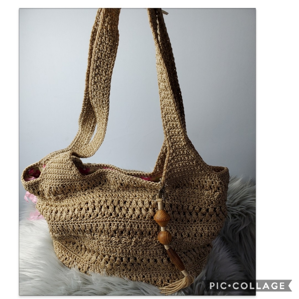 Lina Macrame Hobo Bag